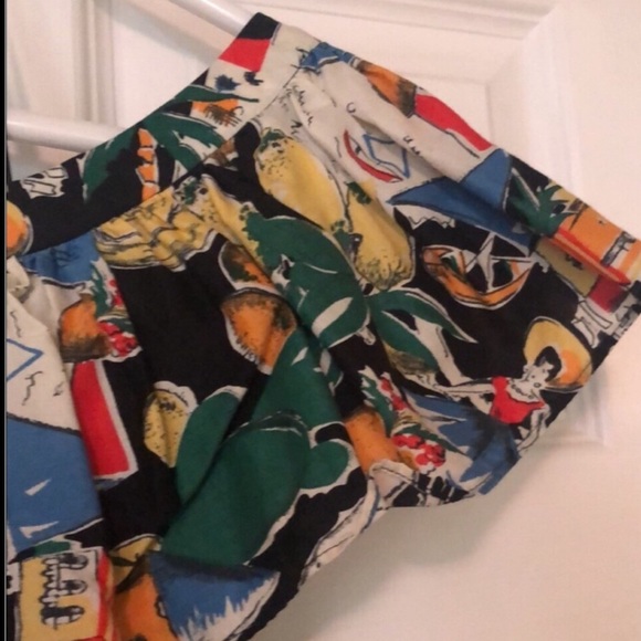 J Crew Postcard Print Top with Ruffle Sleeve Size 0 Perfect Condition! - Picture 5 of 6